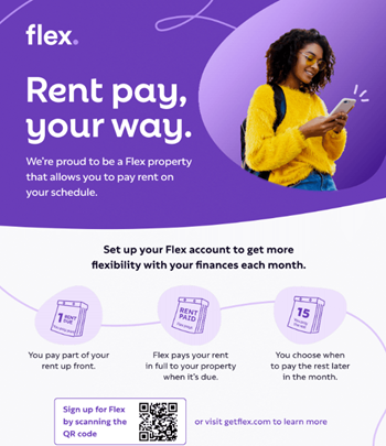 Flexible rent payment options